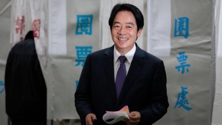 Lai Ching-te, candidatul la presedintie pentru partidul de guvernamant din Taiwan, a castigat sambata alegerile