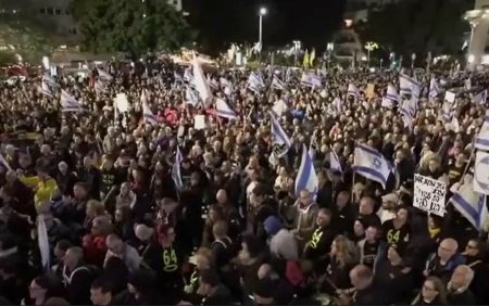 Protest urias in Tel Aviv. Peste 100.000 de oameni au cerut demisia premierului Benjamin Netanyahu