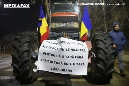 A cincea zi de proteste. Intalnirea transportatorilor si fermierilor de la Ministerul Finantelor a fost amanata / Politia anunta noi posibile blocaje in trafic