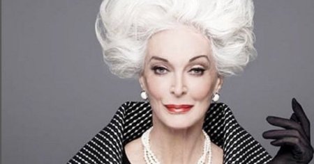 Carmen Dell' Orefice, cel mai in varsta model din lume, are 92 de ani: Sa ne ingrijim, sa ne iubim! VIDEO