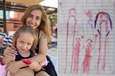 Captivitate prin ochii unui copil. Desenele Emiliei, fetita de 6 ani de origine romana tinuta ostatica cu mama ei, 49 de zile, in tunelurile Hamas