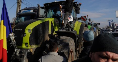 Fermierii din Dolj au continuat protestele la Craiova, Calafat si Bechet