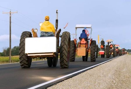 Reuters: 'Nou protest masiv al fermierilor germani'