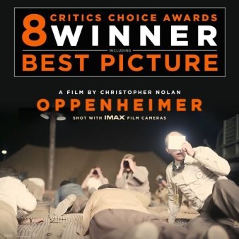  Oppenheimer”, marele castigator la Critics Choice Awards, cu opt trofee
