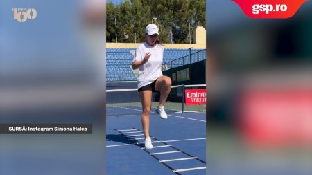 Simona Halep se antreneaza in Dubai cu fostul preparator fizic al Mariei Sharapova si al lui Naomi Osaka