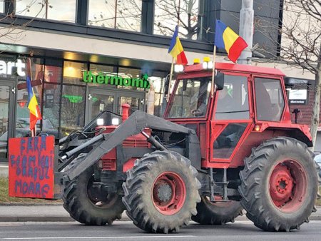 Fermieri mari, cu 1.000-2.000 de hectare, se alatura protestului: Toata Romania e un protest. Pana nu va scadea pretul la motorina si RCA-ul nu va fi mai mic, nu plecam din strada