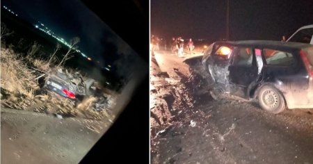 Impact devastator intre doua autoturisme in Prahova. Doi tineri au murit, iar doi minori au fost raniti
