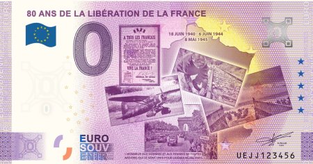 Bancnote de 0 euro, puse in circulatie, in curand, in Franta