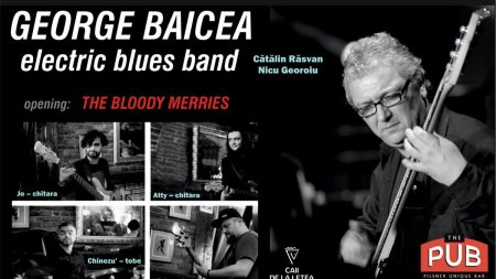 Trocadero Blues Nights prezinta George Baicea Electric Blues Band pe 27 aprilie la The Pub Universitatii