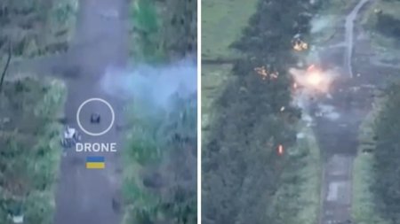 O drona terestra ucraineana unica a atacat pozitiile ruse si le-a distrus: Viitorul fantastic este deja aici! | VIDEO