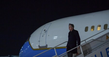 Antony Blinken a ramas la sol la Davos, din cauza ca avionul sau a avut o defectiune critica