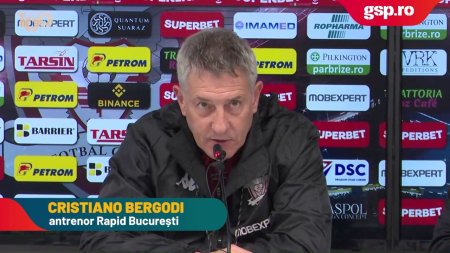 Cristiano Bergodi inaintea meciului cu FCU Craiova: Vrem sa luam primele 3 puncte din acest an + Ce spune despre presiunea din partea lui Dan Sucu