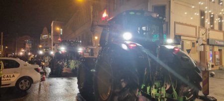 Fermierii au inceput sa soseasca in parcarea din centrul Timisoarei, unde vor protesta pana in 24 ianuarie
