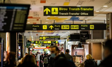 Traficul de pasageri pe aeroporturile din Romania a crescut cu 17% in 2023