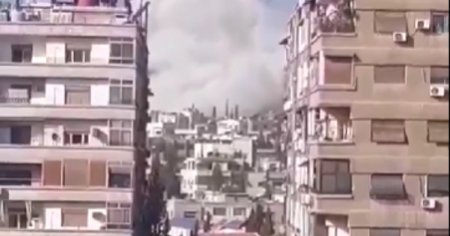 Lovitura israeliana la Damasc: Doi importanti consilieri militari ai <span style='background:#EDF514'>GARDIENI</span>lor Revolutiei au fost ucisi VIDEO