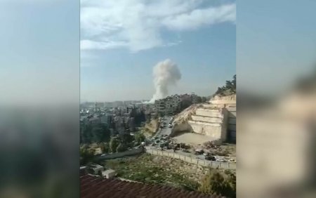 Atac asupra unei cladiri rezidentiale din Damasc. Patru oficiali ai trupelor de elita ale Iranului au fost ucisi | VIDEO