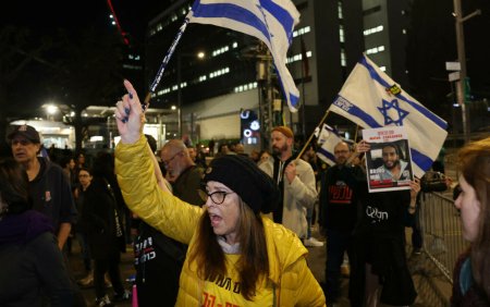 Mii de israelieni au protestat la Tel Aviv impotriva guvernului Netanyahu