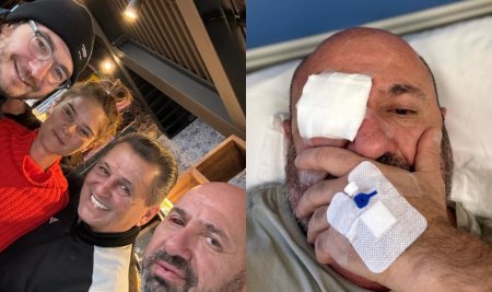 Prima poza cu Catalin Scarlatescu dupa ce a iesit din spital. Ce au observat fanii lui: Ce ochi rosu ai! Recuperare grabnica
