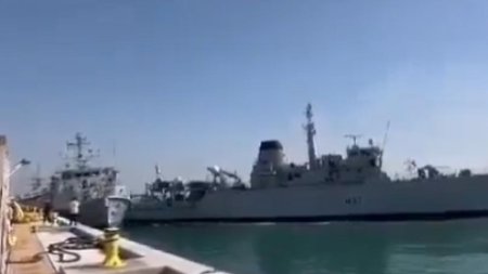 Doua nave ale Marinei Regale britanice s-au ciocnit in largul coastelor Bahrainului