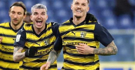 Romanii Dennis Man si Valentin <span style='background:#EDF514'>MIHAILA</span> au facut spectacol in Italia. Au marcat 2 goluri pentru Parma