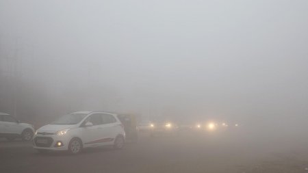 Este ceata densa pe Auto<span style='background:#EDF514'>STRADA SOARELUI</span> si pe drumuri din cinci judete