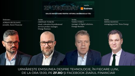 Urmariti, astazi la ora 13,00 la ZF Tech Day: Premiera in grupul Orange si pe piata de telecom din Romania - un centru de date din Cluj Napoca al Orange obtine certificarea Tier III Design de la Uptime Institute