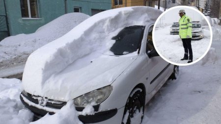 Amenzi usturatoare pentru cei care circula cu masina acoperita de zapada. Putini stiu la ce pericole se supun circuland astfel