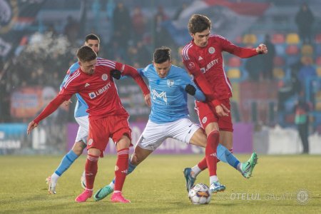 FC Voluntari - Otelul Galati 1-1. Penalty intors de VAR si gol anulat oaspetilor