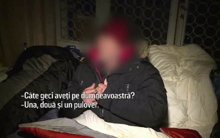 Reactia halucinanta a unui barbat care doarme pe strada la -11 grade cand a fost intrebat de ce nu merge in centrele sociale
