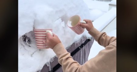 Bautura virala a lui Reese Witherspoon preparata din zapada, cafea rece si caramel VIDEO