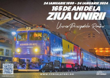 De Ziua Unirii Principatelor Romane, Trenul Unirii va face legatura intre Bucuresti si Iasi