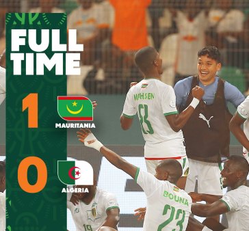 Continua surprizele la Cupa Africii. Dubla campioana Algeria trimisa acasa de Mauritania, echipa care a obtinut prima victorie din istorie la turneul final