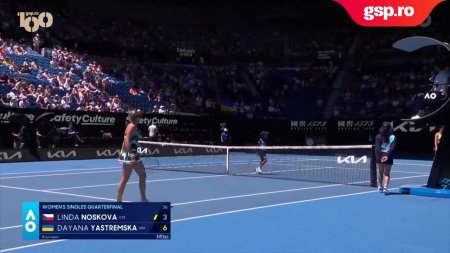 Venita din calificari, Dayana Yastremska e in semifinale la Australian Open
