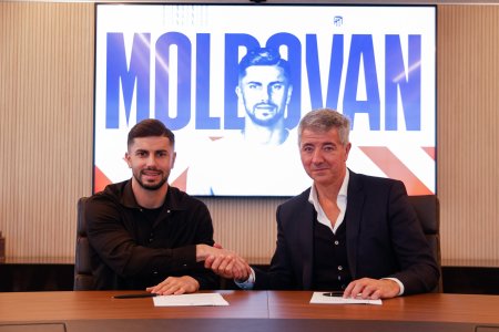 Horatiu Moldovan prezentat oficial la Atletico Madrid