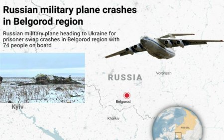 Rusia acuza Ucraina ca a doborat un avion militar rusesc cu 65 de prizonieri ucraineni la bord. Kievul nu a infirmat