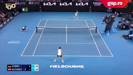 Rezumat » Alexander Zverev trece de Carlos Alcaraz si ajunge in semifinalele Australian Open