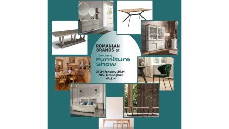 9 firme de mobilier din Romania au propus noi <span style='background:#EDF514'>COLECTII</span> la targul international January Furniture Show din Birmingham
