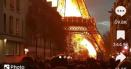 Un fake news a creat panica in lume. Un videoclip cu Turnul Eiffel in flacari, distribuit masiv pe retelele sociale