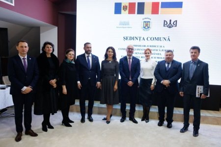 Comisiile juridice din Senatul Romaniei, sedinta comuna cu Parlamentul Moldovei si Rada Ucrainei