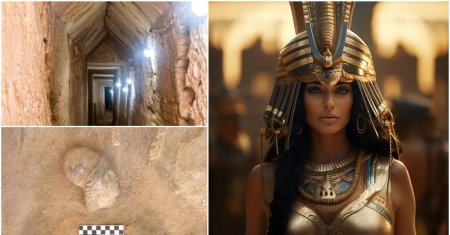 Mormantul reginei Cleopatra ascunde un miracol. <span style='background:#EDF514'>TUNELUL</span> misterios gasit la 13 metri sub pamant