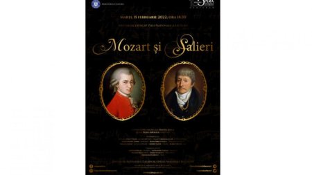 <span style='background:#EDF514'>MOZART</span> si Salieri, armonii clasice - o noapte de eleganta si pasiune muzicala la  Opera Nationala Bucuresti