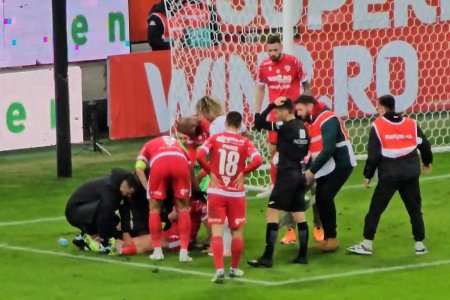 Zeljko Kopic a pierdut un jucator in derby-ul cu Rapid » Dinamovistul Gabriel Moura a fost scos pe targa