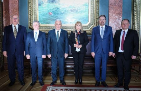 Anca Dragu, noul guvernator al Bancii Nationale a Moldovei face turul institutii financiare din Romania