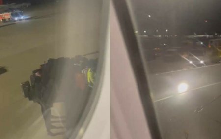 Un pilot a auzit strigate si <span style='background:#EDF514'>ZGOMOTE</span> din compartimentul de bagaje. Apoi avionul a aterizat de urgenta