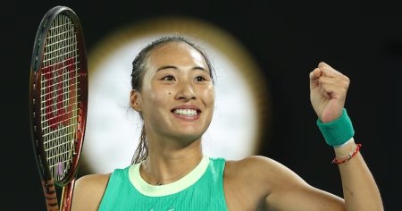 Chinezoaica Zheng, noroc cu carul la Australian Open: sansa cu care nu se va mai intalni in viata