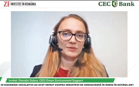 ZF Investiti in Romania! Daniela Dobre, CEO Green <span style='background:#EDF514'>ENVIRON</span>ment Support: In 2024 suntem atenti la noi modificari legislative