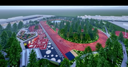 Proiect unic in tara, inspirat din Danemarca, realizat intr-un oras din Romania. Ce are special Athletic Park FOTO