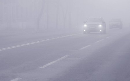 Cod galben de ceata densa in Romania. Localitatile vizate de avertismentul meteorologilor