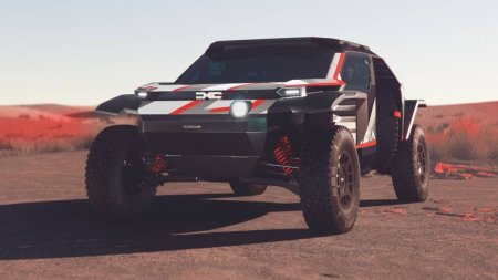 Dacia Sandrider, masina cu motor V6 pe combustibil sintetic care va participa la Raliul Dakar 2025