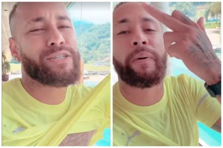 Acuzat ca s-a ingrasat, Neymar si-a aratat abdomenul si a raspuns vulgar: S*****-o, haterilor!
